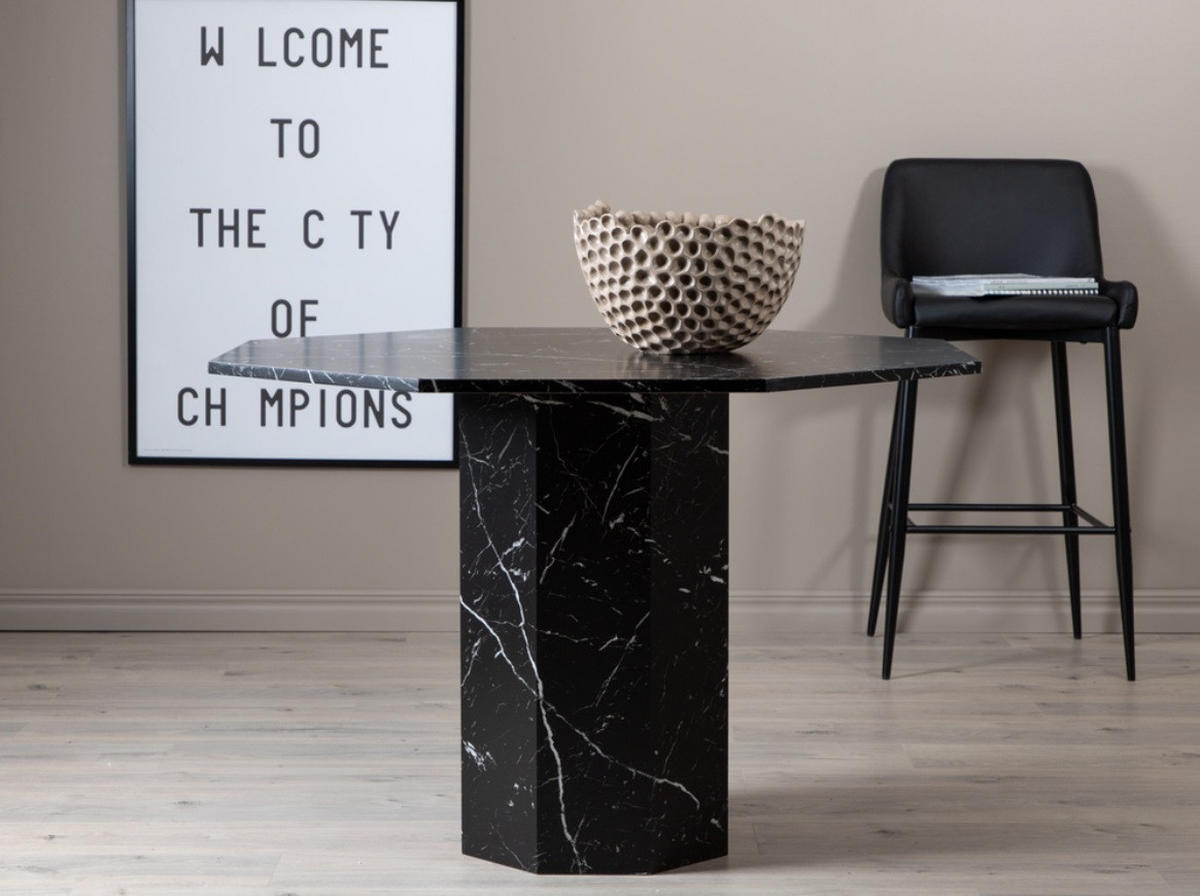 ESSTISCH in Holzwerkstoff 110/110/75 cm  - Schwarz, Design, Holzwerkstoff (110/110/75cm) - Livetastic