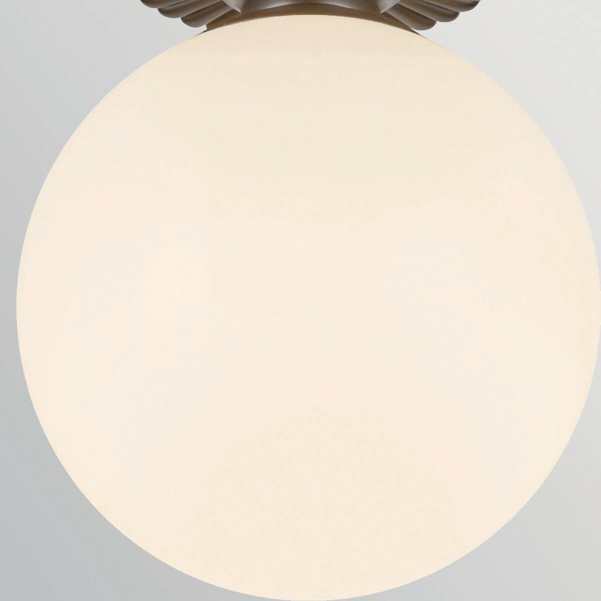 DECKENLEUCHTE Alora Mood 24,8/20 cm  - Schwarz, KONVENTIONELL, Glas/Metall (24,8/20cm) - Elstead Lighting
