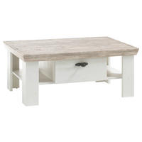 COUCHTISCH in Holzwerkstoff 109/69/45 cm  - Hellbraun/Schwarz, Design, Holzwerkstoff/Metall (109/69/45cm) - MID.YOU