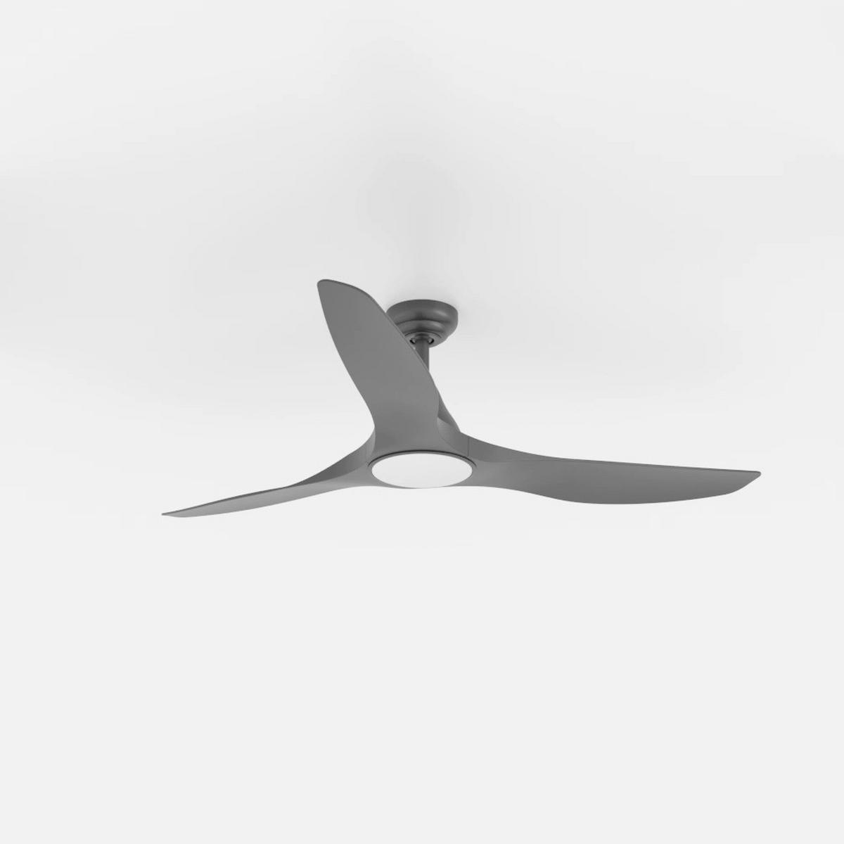 DECKENVENTILATOR - Schwarz, Basics, Kunststoff (132/29,5cm)