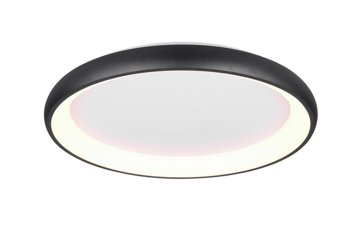 STROPNÉ LED SVIETIDLO, 75/9,5 cm  - čierna, Design, kov (75/9,5cm) - Trio Leuchten