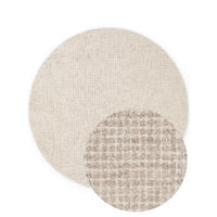 WOLLTEPPICH Wohnzimmer 160 cm Eloise Creme, Grau rund  - Creme/Grau, Basics, Textil (160cm) - Hanse Home