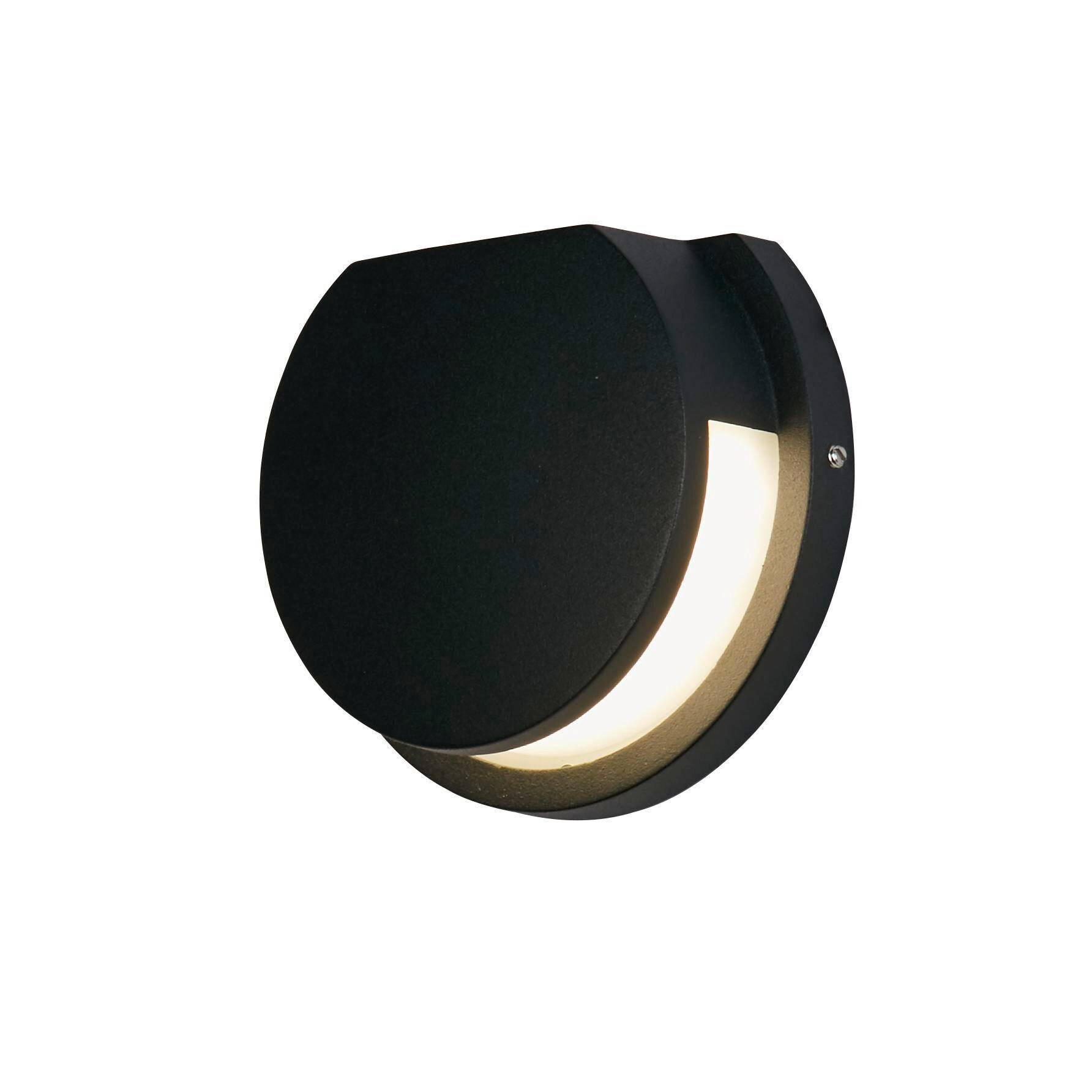 AUSSENWANDLEUCHTE Chiswick 14/12/4,7 cm  - Schwarz, Design, Kunststoff/Metall (14/12/4,7cm)