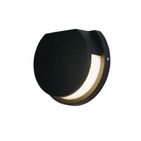 AUSSENWANDLEUCHTE Chiswick 14/12/4,7 cm  - Schwarz, Design, Kunststoff/Metall (14/12/4,7cm)