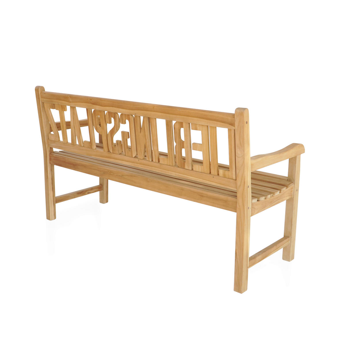 GARTENBANK 63/91,5/150 cm  in Braun  - Braun, Basics, Holz (63/91,5/150cm) - Gardenson