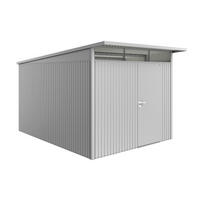 GERÄTEHAUS 260/222/380 cm  - Silberfarben, Basics, Metall (260/222/380cm) - Biohort