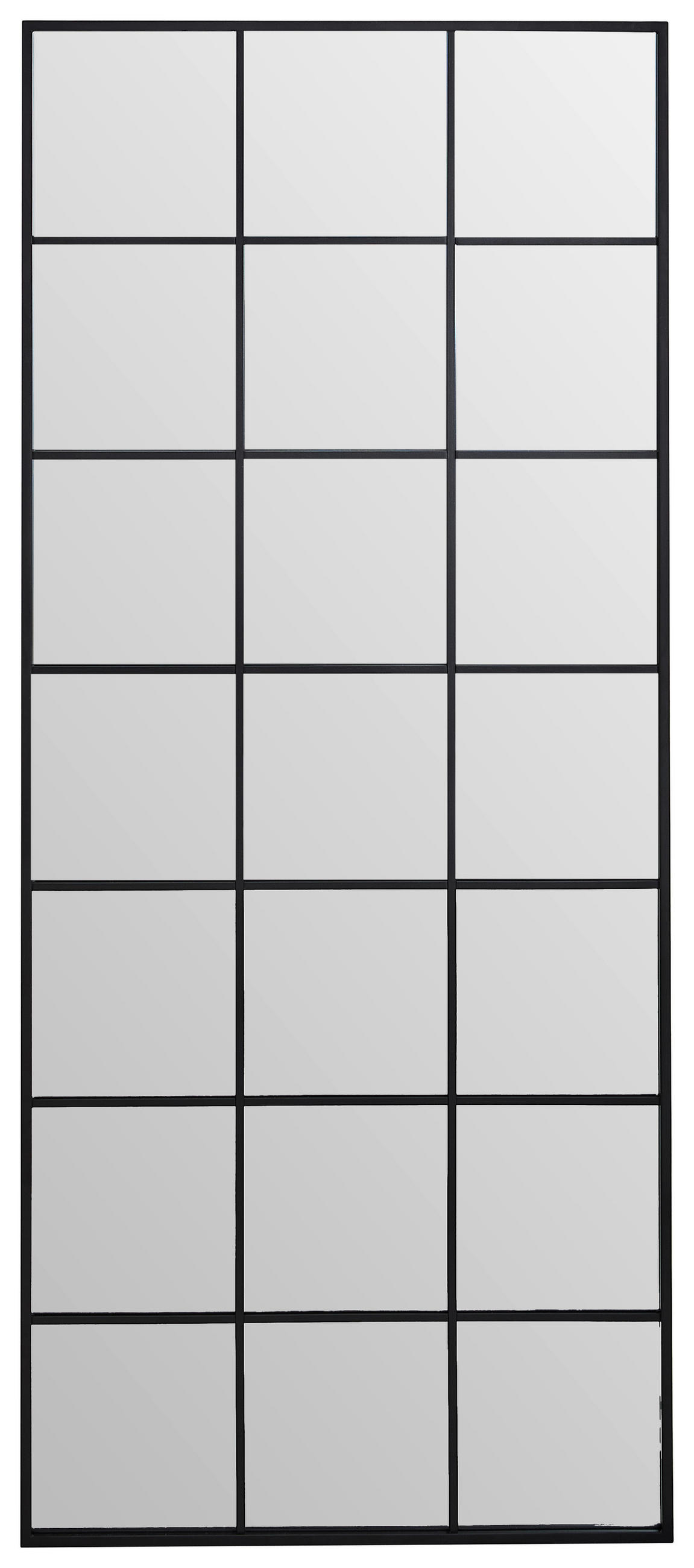 WANDSPIEGEL 60/140/1,6 cm    in rechteckig  - Schwarz, Trend, Glas/Holzwerkstoff (60/140/1,6cm) - Carryhome