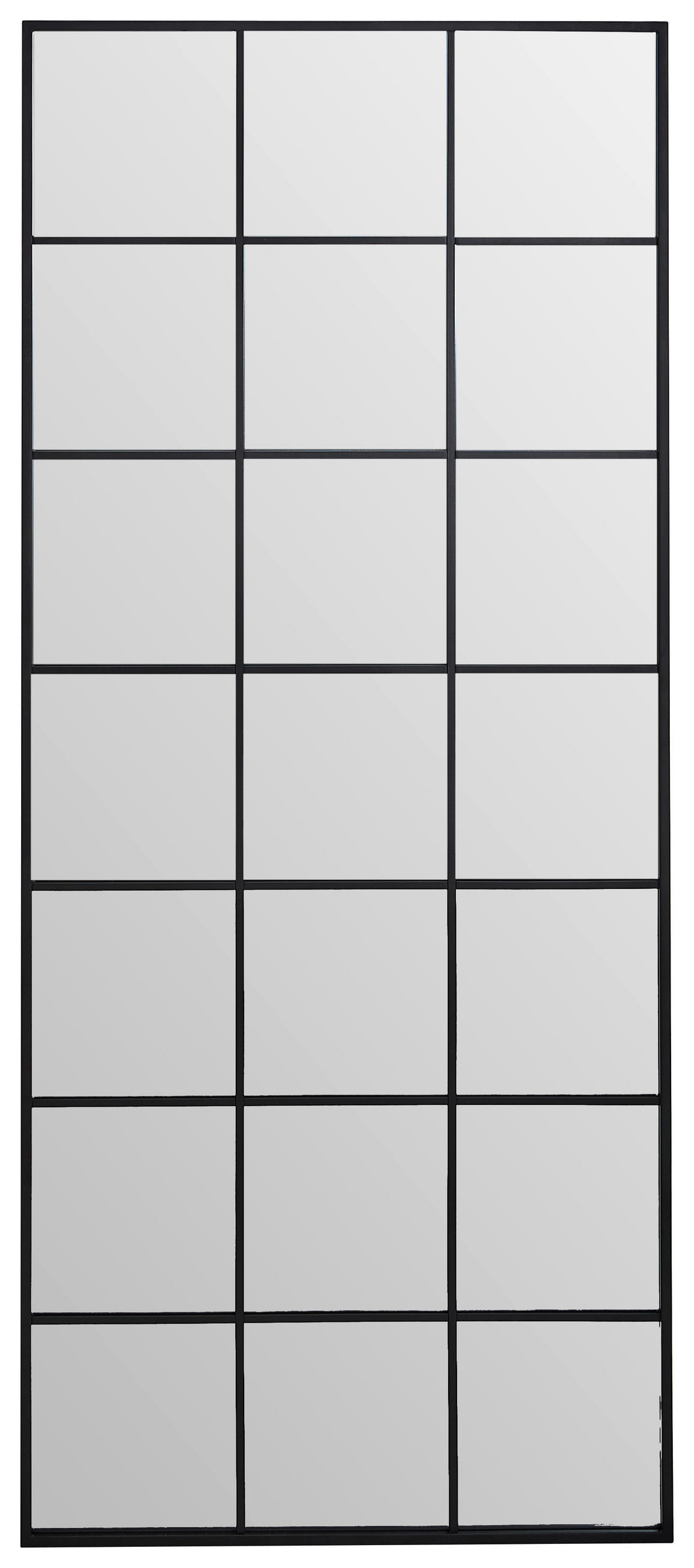 Carryhome Wandspiegel Schwarz 60x140x1.6 cm