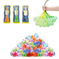 VODNI BALONI - modra/rdeča, Basics, umetna masa (11/29/3,5cm)