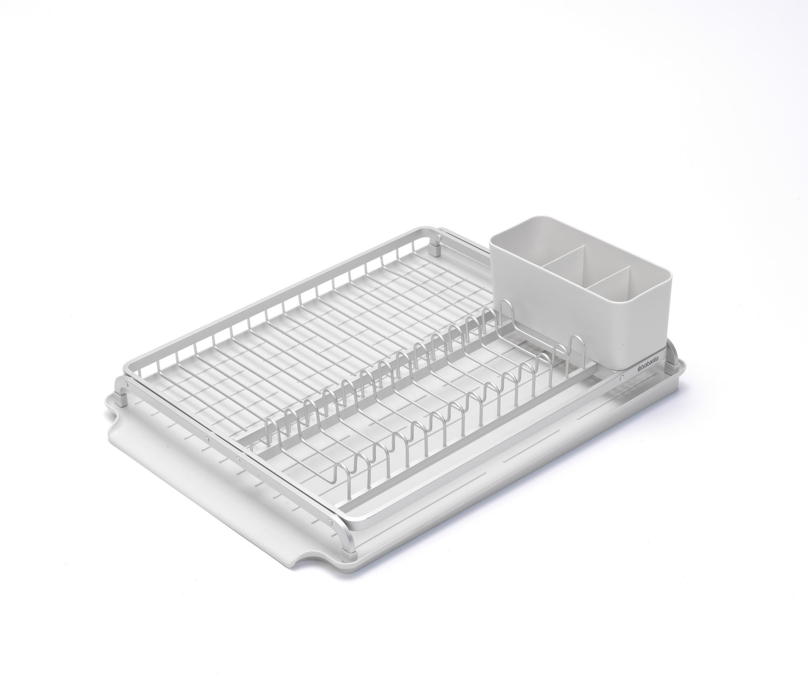 EDÉNYSZÁRÍTÓ TÁLCA - világosszürke, Basics, műanyag/fém (1.981kg) - Brabantia