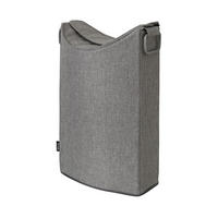 WÄSCHESAMMLER - Grau, Basics, Textil/Metall (45/67/28cm) - Blomus