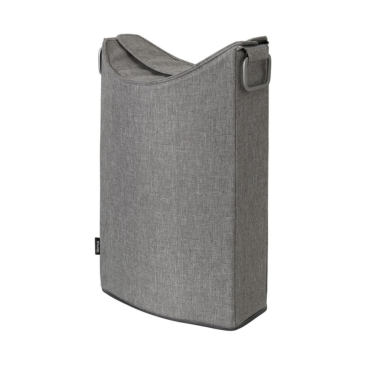 WÄSCHESAMMLER - Grau, Basics, Textil/Metall (45/67/28cm) - Blomus
