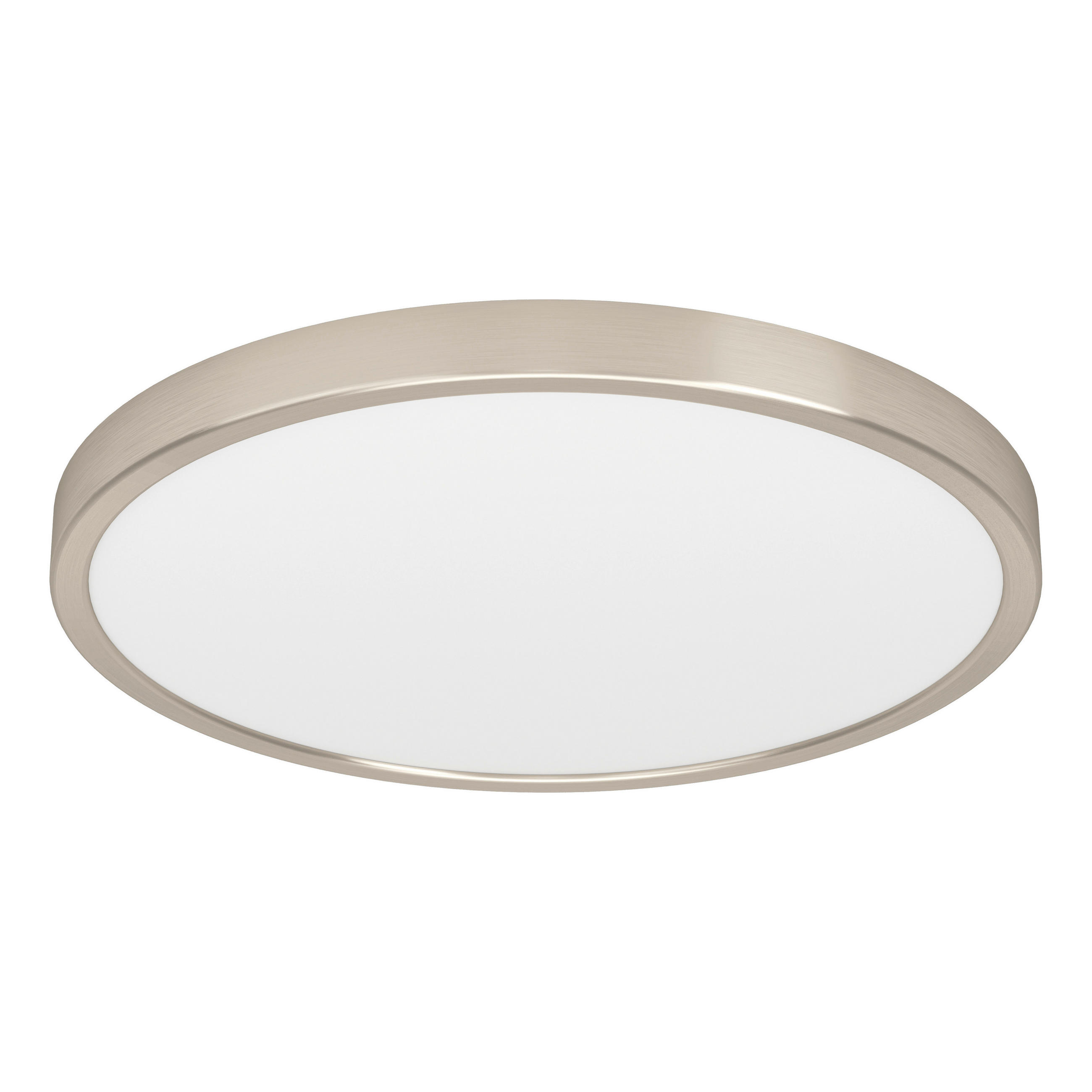 LED-DECKENLEUCHTE  38,9/2,5 cm    - Nickelfarben, Basics, Metall (38,9/2,5cm) - Eglo