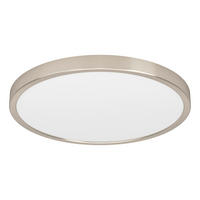 LED-DECKENLEUCHTE  38,9/2,5 cm    - Nickelfarben, Basics, Metall (38,9/2,5cm) - Eglo