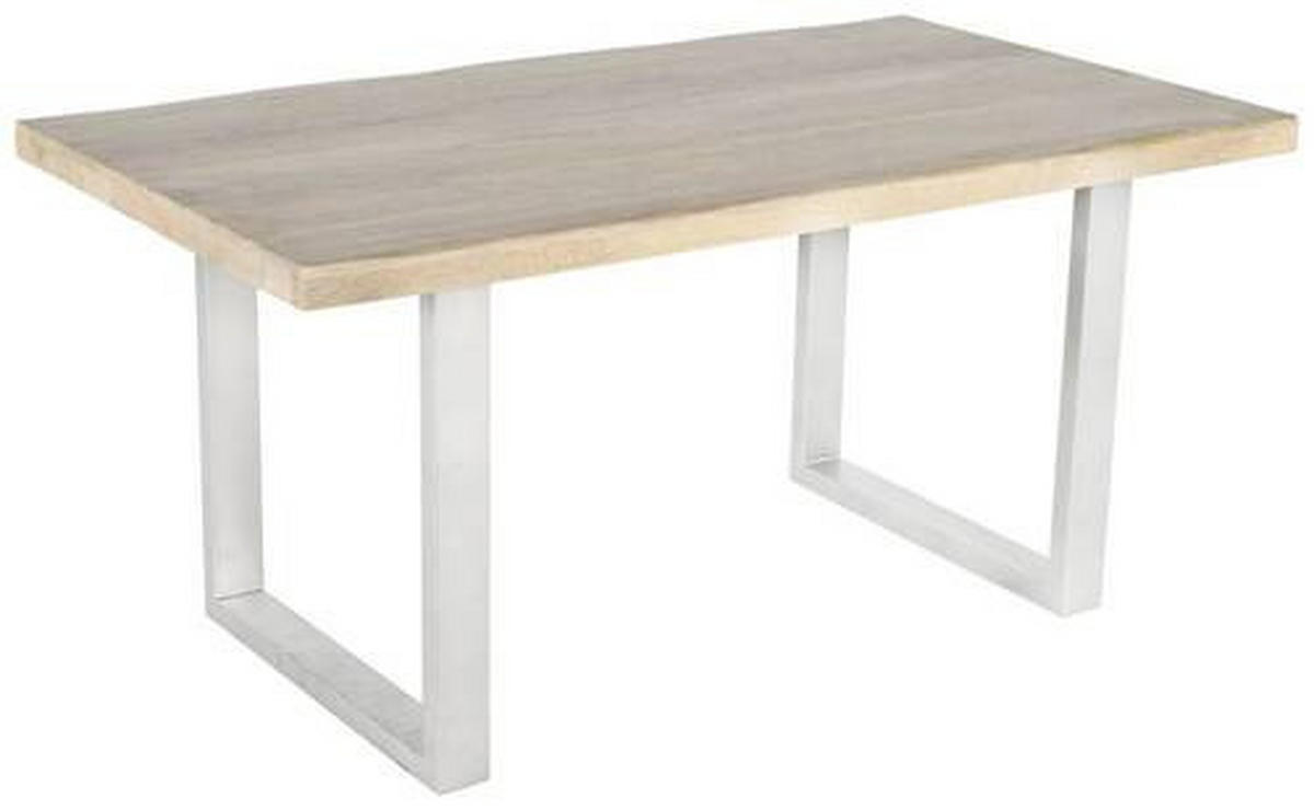 TISCHPLATTE Mangoholz massiv Braun  - Braun, MODERN, Holz (220/90/5,5cm) - Boxxx