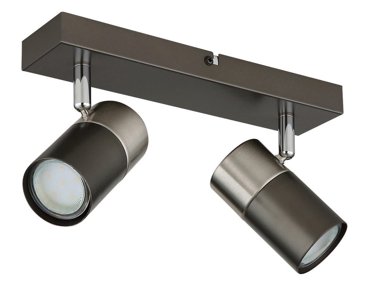 STRAHLER Solin 26/6/12 cm  - Schwarzchrom/Nickelfarben, Design, Metall (26/6/12cm) - Globo