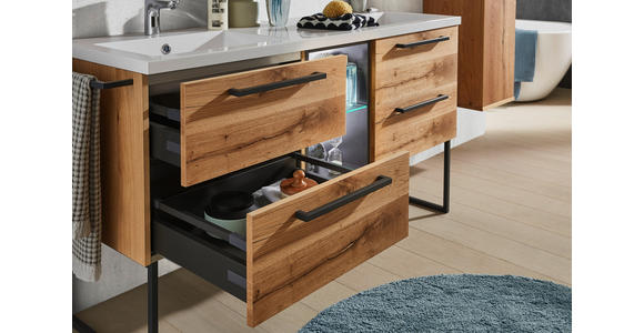 SPIEGELSCHRANK 155/75/18,8 cm  - Alteiche, KONVENTIONELL, Glas/Holz (155/75/18,8cm) - Dieter Knoll