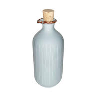 ÖLFLASCHE  - Grau, Design, Keramik (7/16cm) - Landscape