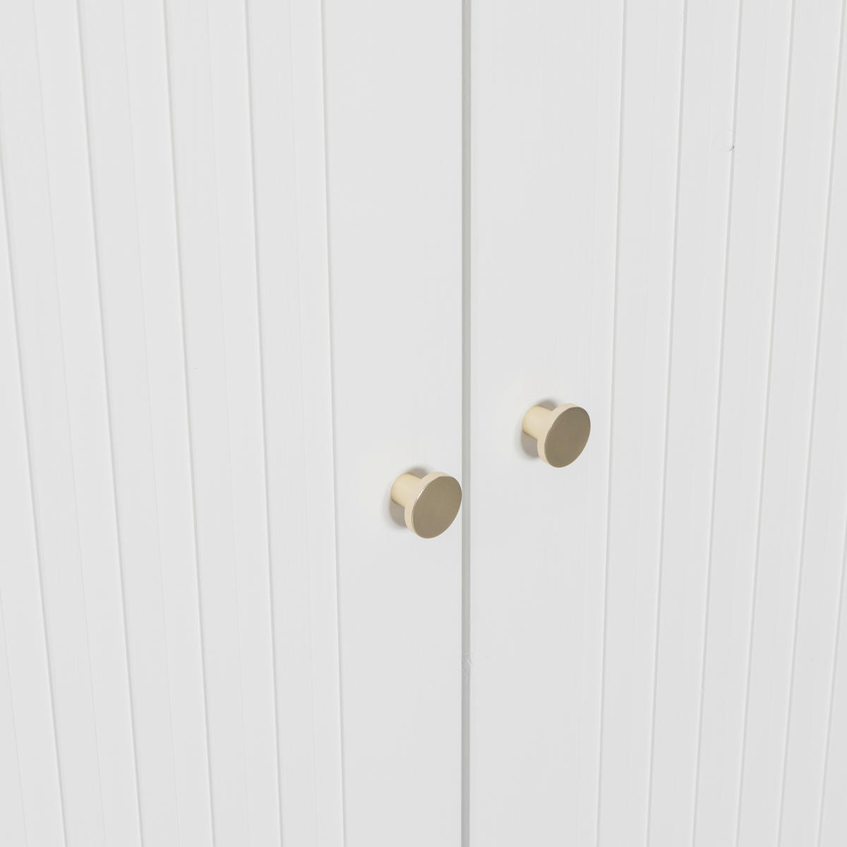 DREHTÜRENSCHRANK 110/210/55 cm,  in Weiß, 2-türig  - Weiß, Basics, Holz (110/210/55cm) - MID.YOU