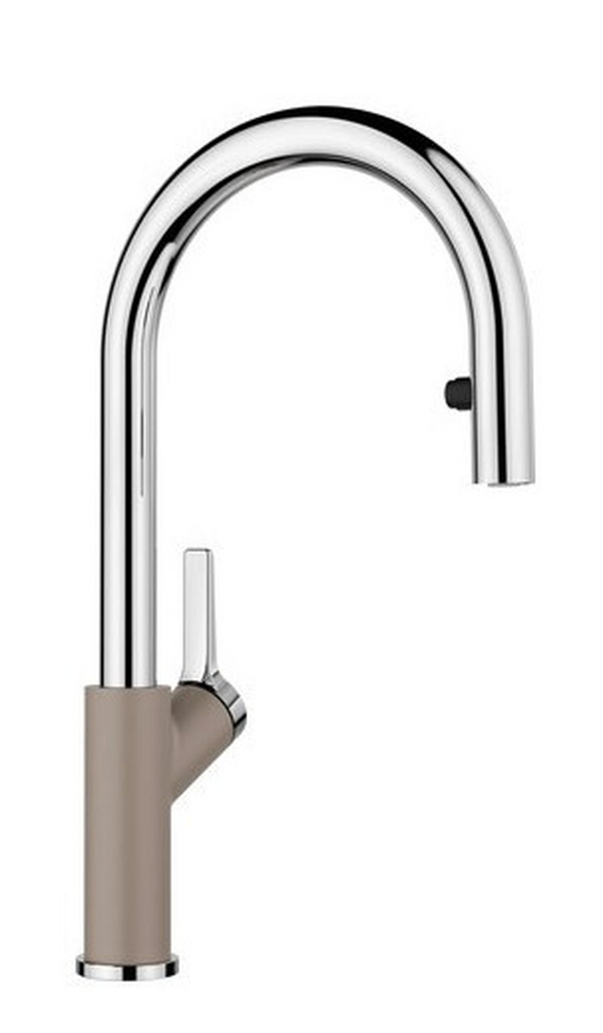 KÜCHENARMATUR 521376  - Chromfarben/Braun, Basics, Metall (11,1/41/24cm) - Blanco