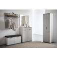 GARDEROBENSCHRANK  in 59/197/40 cm  - Kaschmir/Eichefarben, Design, Glas/Holzwerkstoff (59/197/40cm) - Voleo
