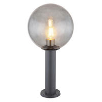 AUßENSTEHLEUCHTE 25/50 cm   - Anthrazit, Basics, Glas/Metall (25/50cm) - Globo