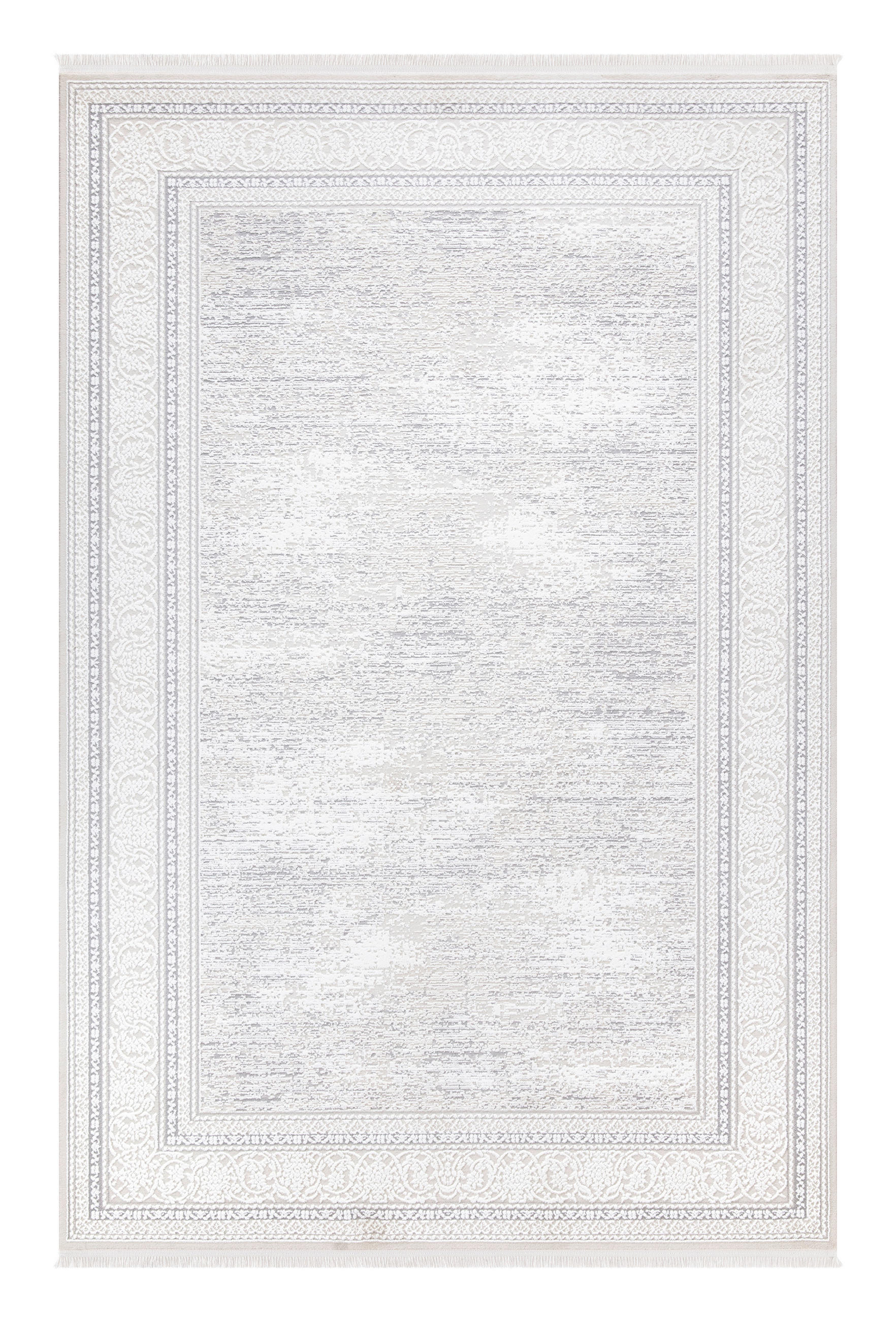 VINTAGE-TEPPICH 80/150 cm Lotus Harmony Creme, Weiß  - Creme/Weiß, LIFESTYLE, Textil (80/150cm)