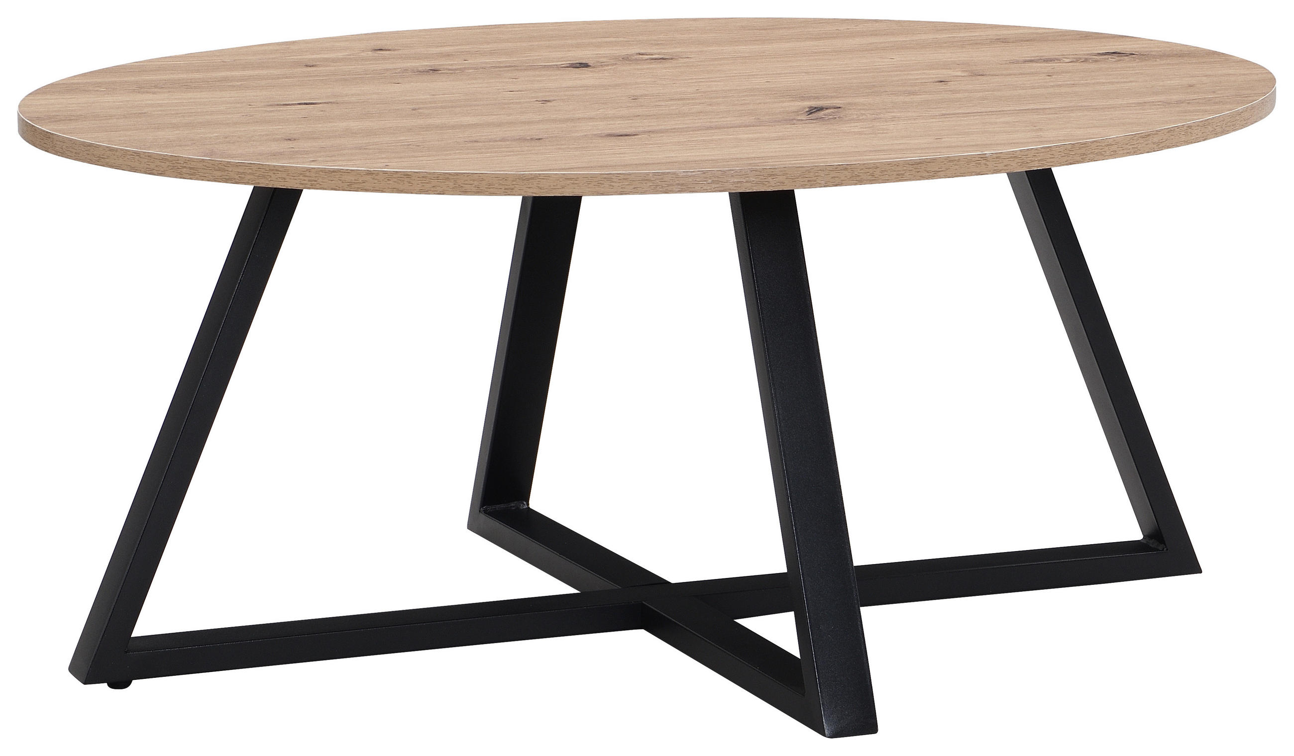 Boxxx KONFERENČNÍ STOLEK, černá, dub artisan, kov, kompozitní dřevo, 90/70/39 cm