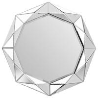 WANDSPIEGEL 80/80/5 cm  - Silberfarben, Basics, Glas/Holzwerkstoff (80/80/5cm) - Kayoom