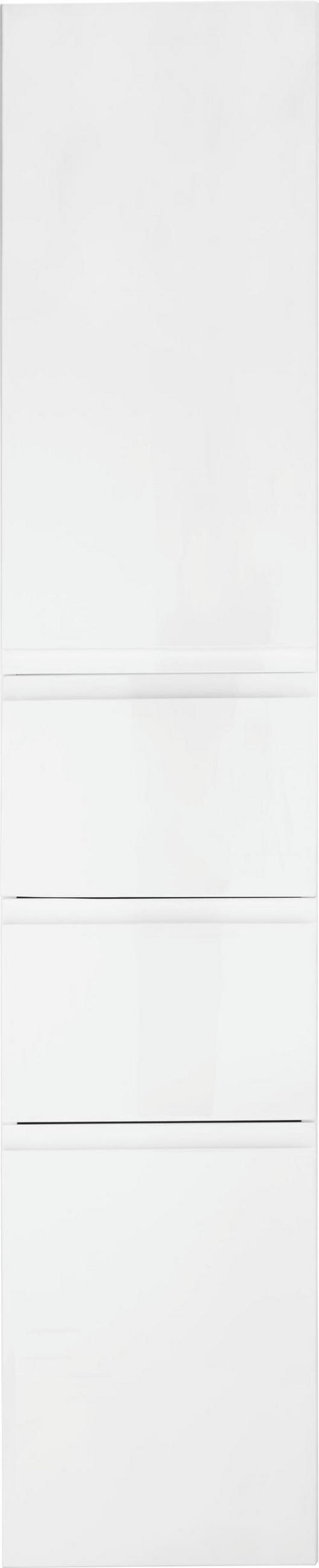 HOCHSCHRANK 35/175/37 cm  - Weiß, Design, Holzwerkstoff (35/175/37cm) - Novel