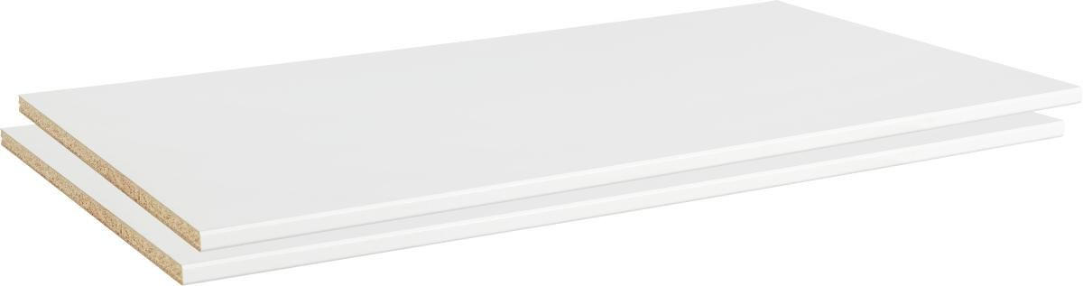 EINLEGEBODENSET 2-teilig Weiß  - Weiß, Basics (82/1,5/48cm) - P & B