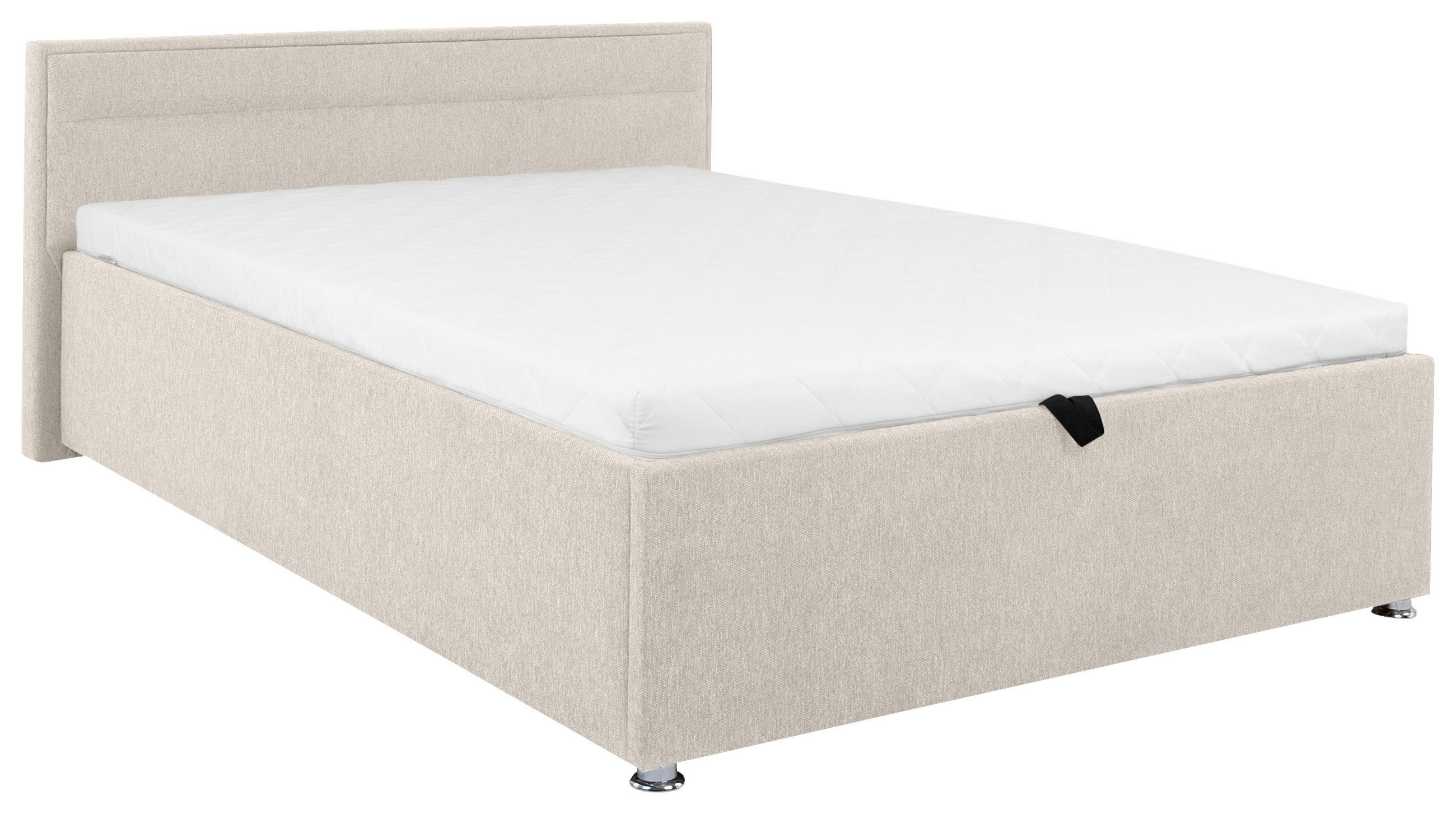 POLSTERBETT Lattenrost, Bettkasten Naturfarben 140/200 cm  - Naturfarben, MODERN, Holz/Kunststoff (140/200cm) - MID.YOU