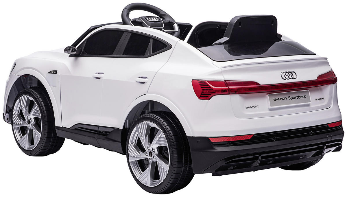 ELEKTRO-KINDERAUTO AUDI E-TRON  - Weiß, KONVENTIONELL, Kunststoff (108/60/47cm)