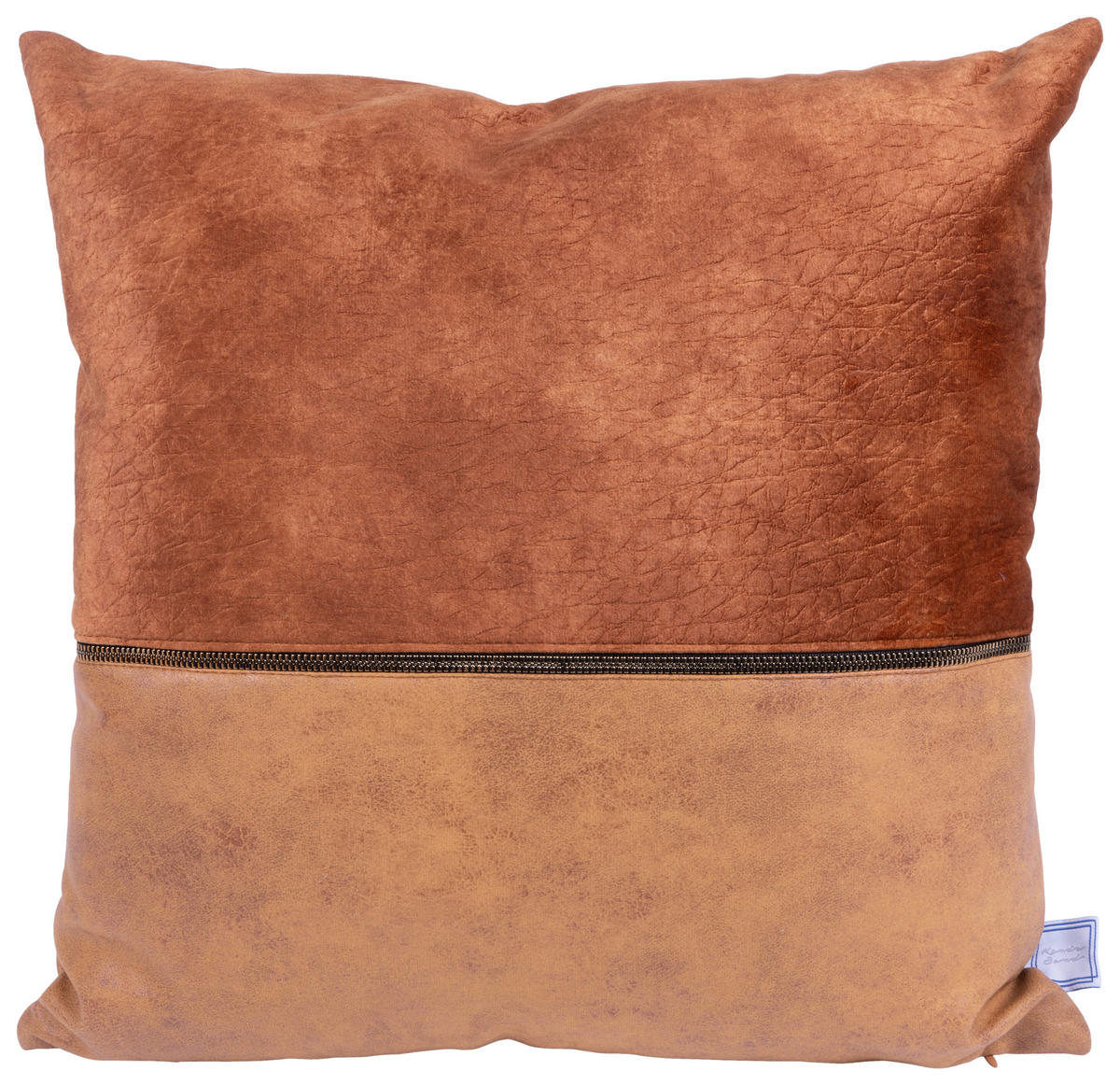 ZIERKISSENSET 2-teilig 30x45/50x45 cm  - Terracotta/Cappuccino, KONVENTIONELL, Textil (30x45/50x45cm)
