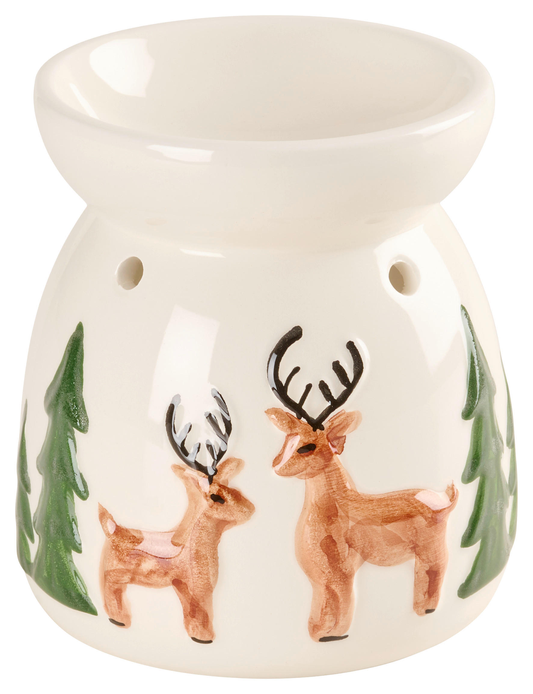 DUFTLAMPE 10/11 cm  - Weiß, Basics, Keramik (10/11cm)