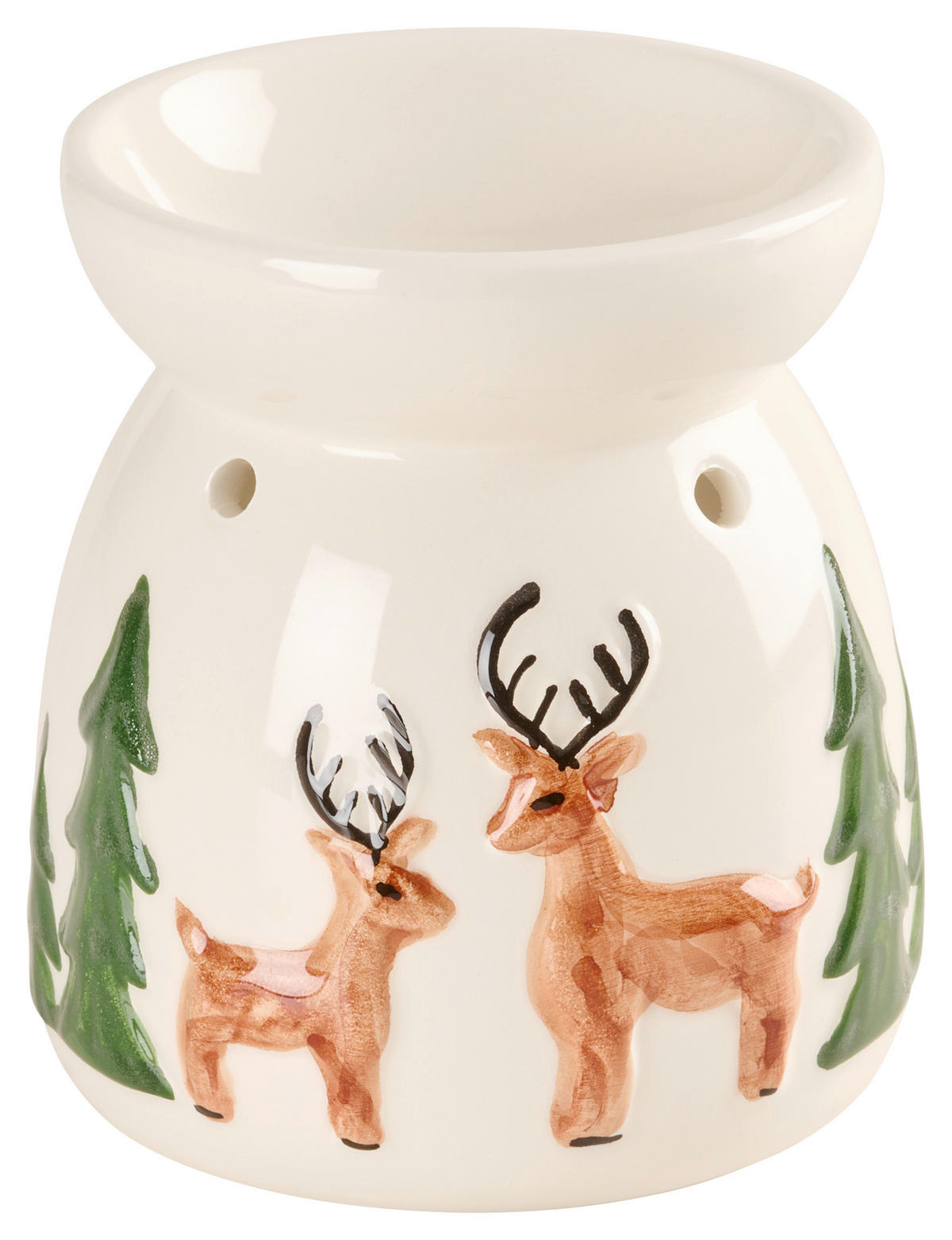 DUFTLAMPE 10/11 cm  - Weiß, Basics, Keramik (10/11cm)