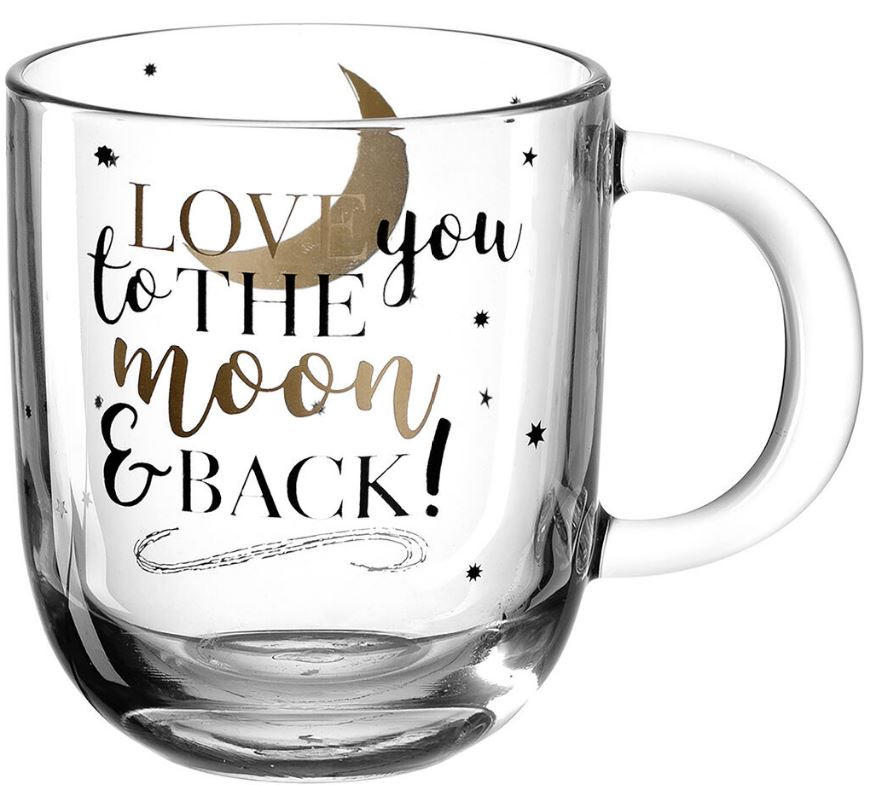 TASSE 400 ml  - Klar/Goldfarben, Basics, Glas (14/15/8,7cm) - Leonardo