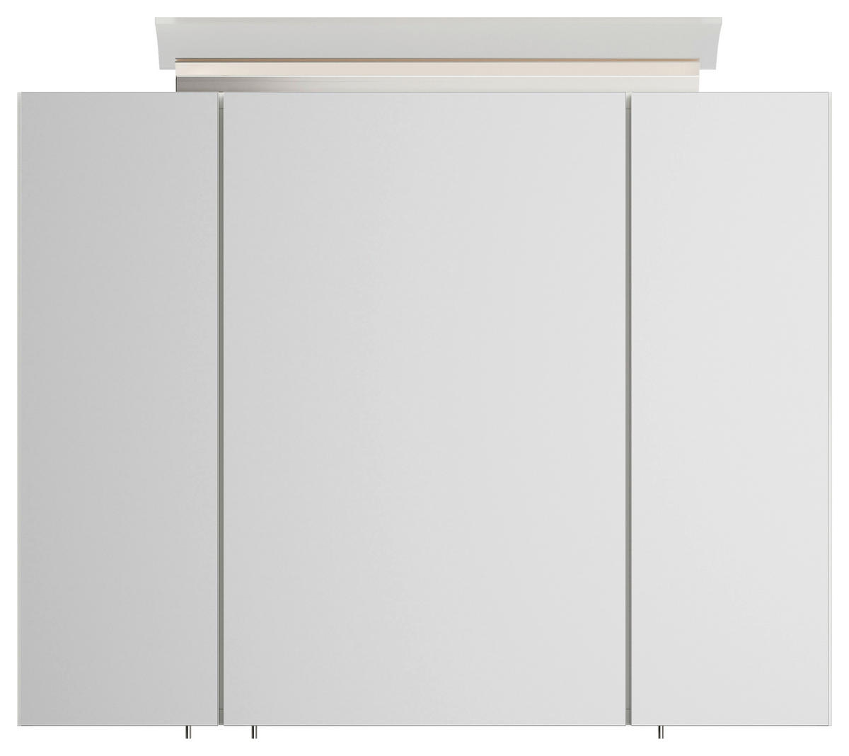 SPIEGELSCHRANK 80/62/17 cm  - Weiß Hochglanz, MODERN, Glas/Holzwerkstoff (80/62/17cm) - MID.YOU