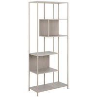 REGAL  77/185/35 cm Grau  - Grau, Modern, Holzwerkstoff/Metall (77/185/35cm)