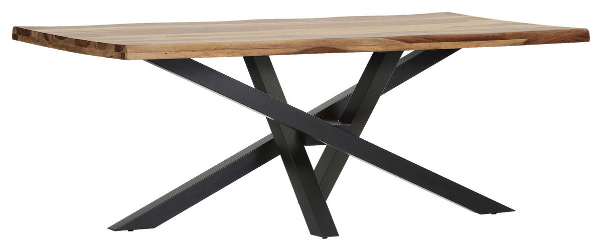 TISCHPLATTE      - Sheeshamfarben, Design, Holz (200/100/5cm) - Landscape