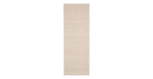 LÄUFER 80/200 cm Havre Naturfarben, Beige  - Beige/Naturfarben, Basics, Textil (80/200cm) - Linea Natura