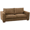 SCHLAFSOFA in Mikrofaser Braun  - Dunkelbraun/Braun, Design, Holz/Textil (203/85/99cm) - MID.YOU