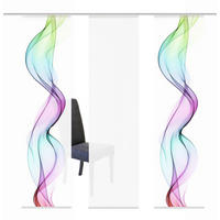 FLÄCHENVORHANG in Multicolor halbtransparent  - Multicolor, Design, Textil (3x60/245cm)