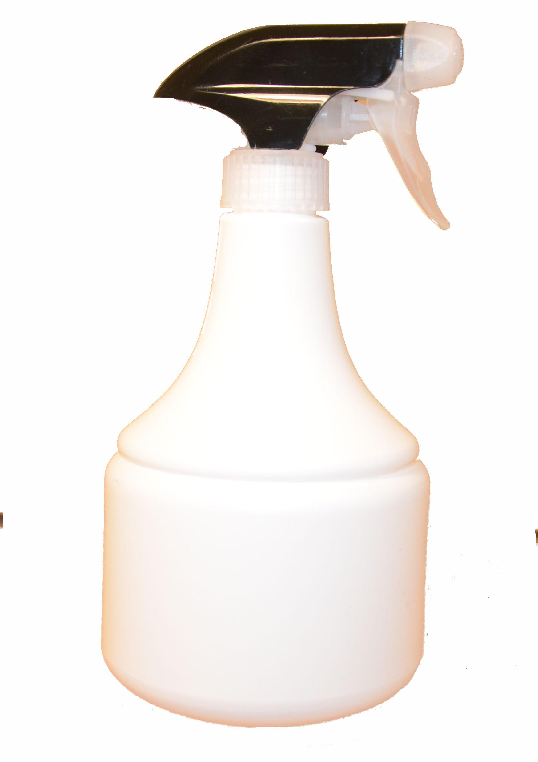 FĽAŠA S ROZPRAŠOVAČOM - biela/tyrkysová, Basics, plast (0,6l)