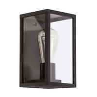 AUßENWANDLEUCHTE 12/13/22 cm   - Schwarz, Basics, Metall (12/13/22cm)