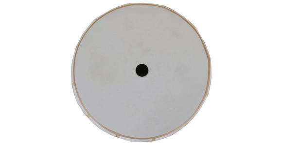 BEISTELLTISCH Grau, Orange rund  - Orange/Grau, Design, Keramik (33/33cm) - Carryhome