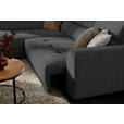 ECKSOFA Anthrazit Struktur  - Anthrazit/Schwarz, Design, Kunststoff/Textil (205/284cm) - Xora
