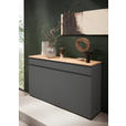 SIDEBOARD 180/102/41 cm  - Eichefarben/Dunkelgrau, Design, Holz/Holzwerkstoff (180/102/41cm) - Dieter Knoll