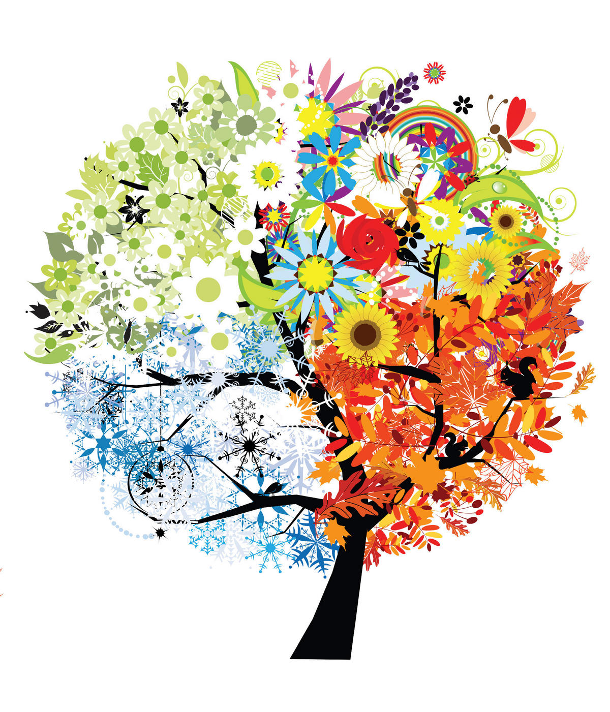 SAMOLEPKA NA ZEĎ - vícebarevná, Basics, plast (50/70/0,10cm) - Euroart