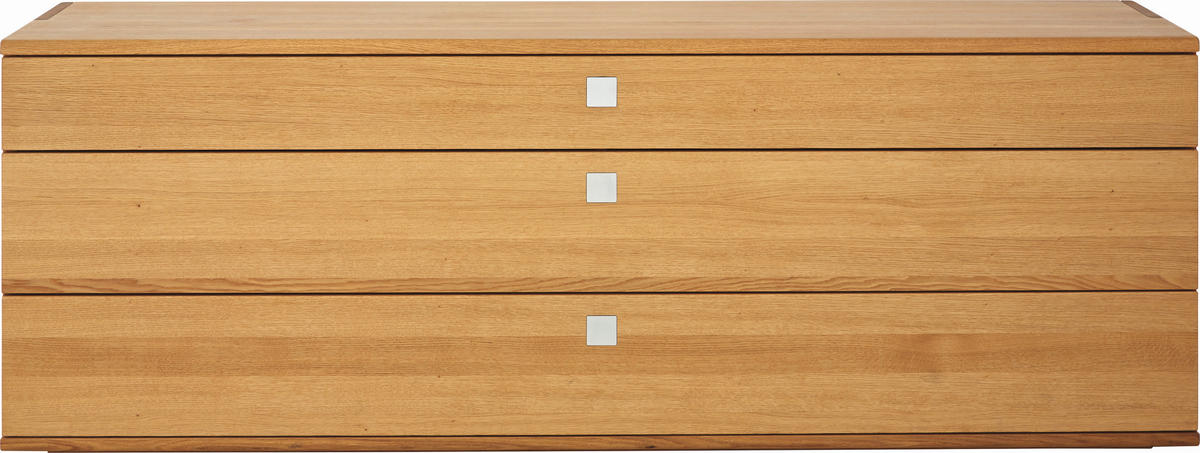 ANRICHTE Eichefarben  199,3/71,5/48,2 cm  - Edelstahlfarben/Eichefarben, Design, Holz/Metall (199,3/71,5/48,2cm) - TEAM 7